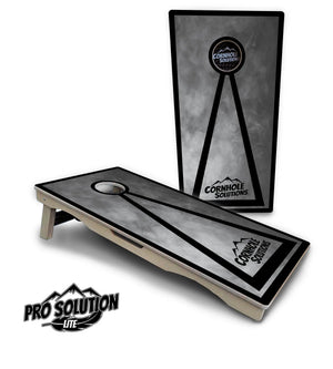 Smoke Triangle Cornhole Boards - Pro Solution Lite Series by Cornhole Solutions, custom cornhole board detail photo 4