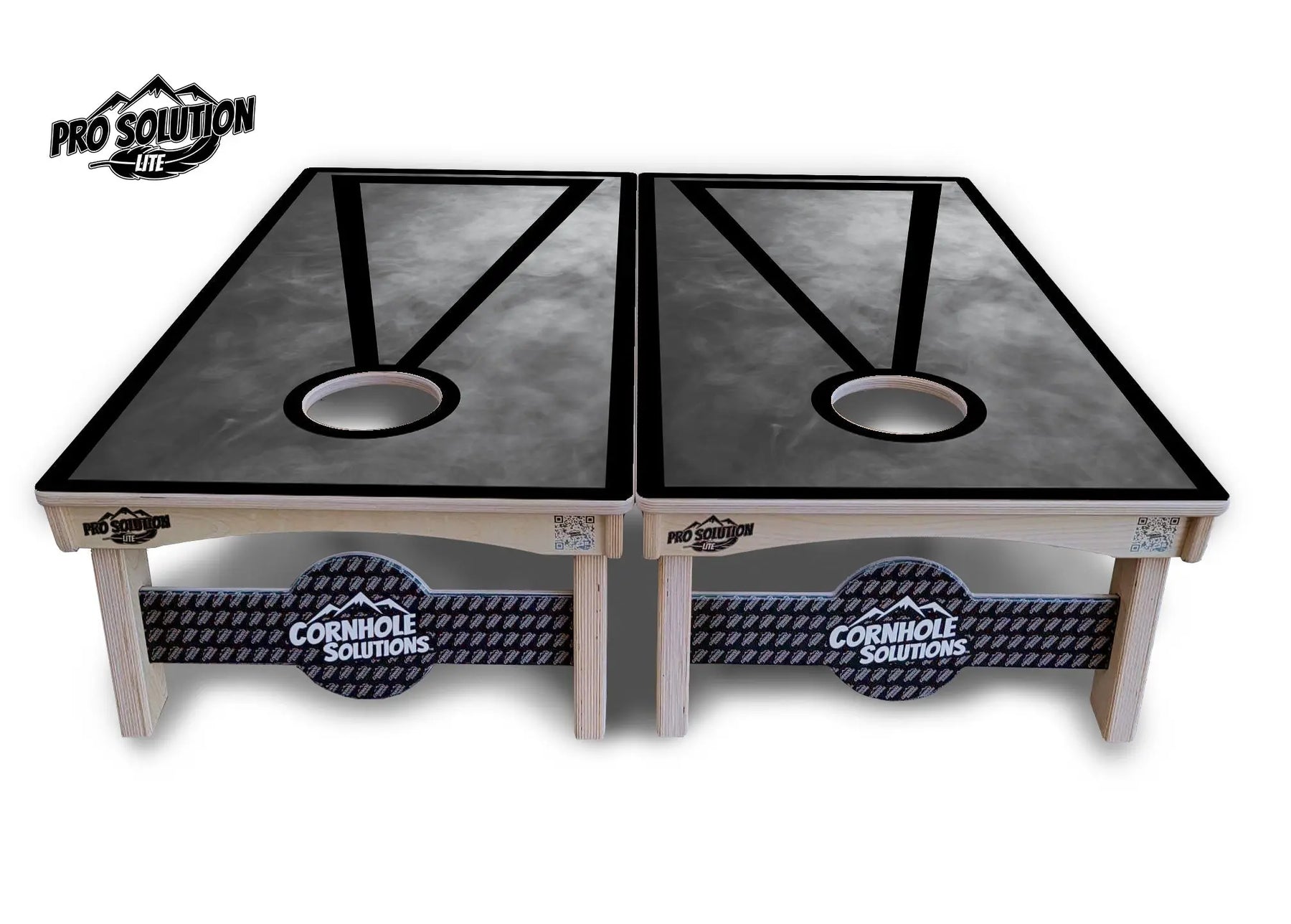 Smoke Triangle Cornhole Boards - Pro Solution Lite Series by Cornhole Solutions, custom cornhole board detail photo 7