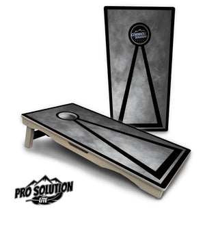 Smoke Triangle Cornhole Boards - Pro Solution Lite Series by Cornhole Solutions, custom cornhole board detail photo 9