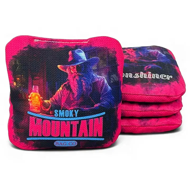 Smoky Mountain Bag Co – PRO Cornhole Bags - Set of 4 - Moonshiner Series by Cornhole Solutions, custom cornhole board detail photo 4