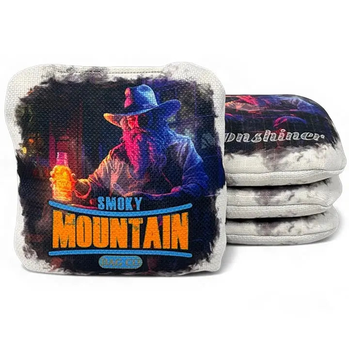 Smoky Mountain Bag Co – PRO Cornhole Bags - Set of 4 - Moonshiner Series by Cornhole Solutions, custom cornhole board detail photo 6