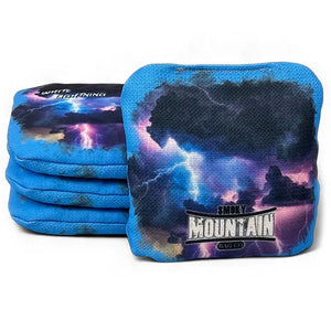 Smoky Mountain Bag Co – PRO Cornhole Bags - Set of 4 - White Lightning Series by Cornhole Solutions, custom cornhole board detail photo 2