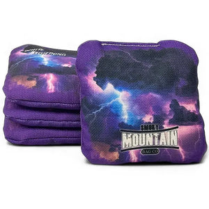 Smoky Mountain Bag Co – PRO Cornhole Bags - Set of 4 - White Lightning Series by Cornhole Solutions, custom cornhole board detail photo 5