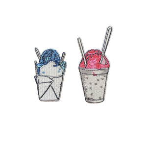 Snoball Iron-On Patch by Nola Tawk, embroidered patches main product photo