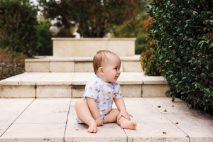Snoball Organic Cotton Baby Onesie by Nola Tawk, Southern lifestyle apparel detail photo 2