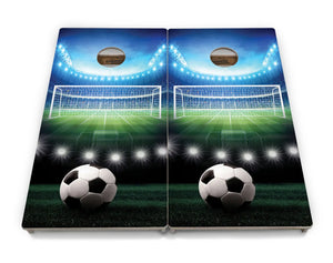 Soccer Cornhole Boards - Professional Tournament Series by Cornhole Solutions, custom cornhole board detail photo 4