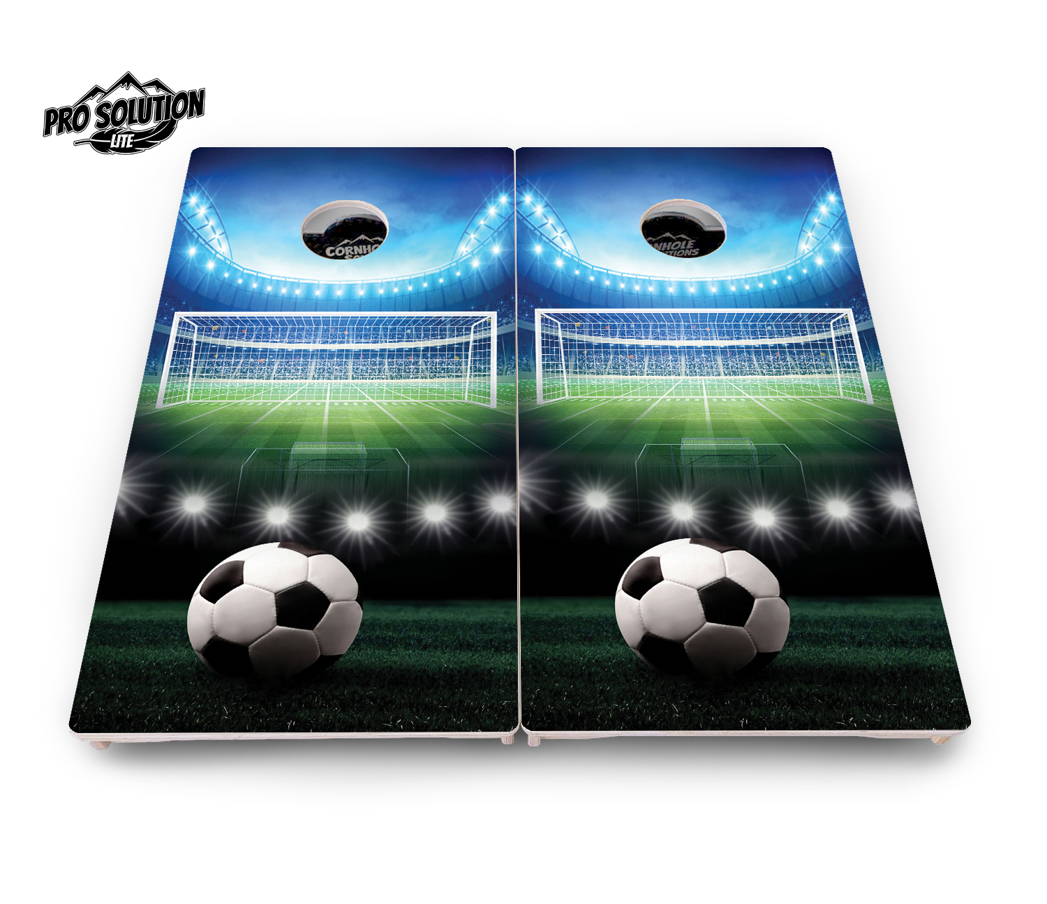 Soccer Cornhole Boards - Pro Solution Lite Series by Cornhole Solutions, custom cornhole board detail photo 2