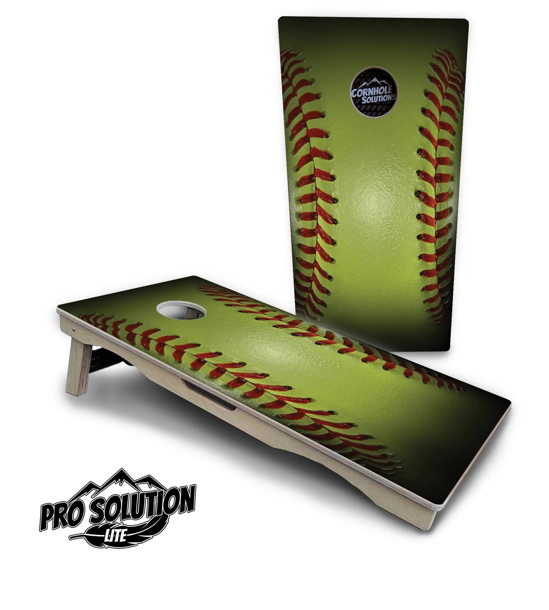 Softball Cornhole Boards - Pro Solution Lite Series by Cornhole Solutions, custom cornhole board detail photo 2