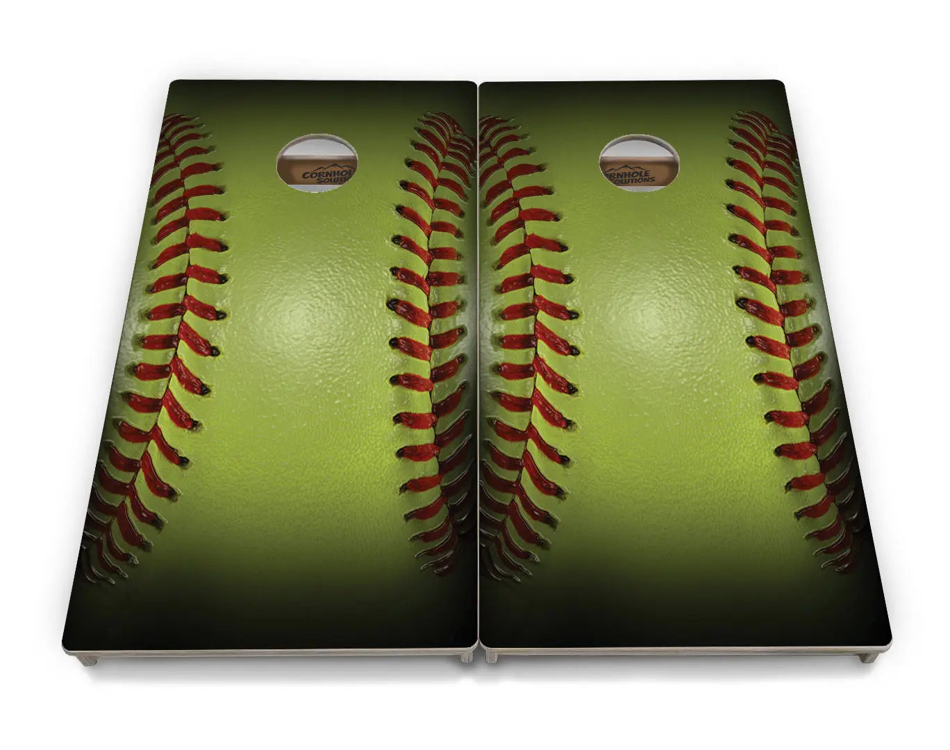 Softball Cornhole Boards - Professional Tournament Series by Cornhole Solutions, custom cornhole board detail photo 2