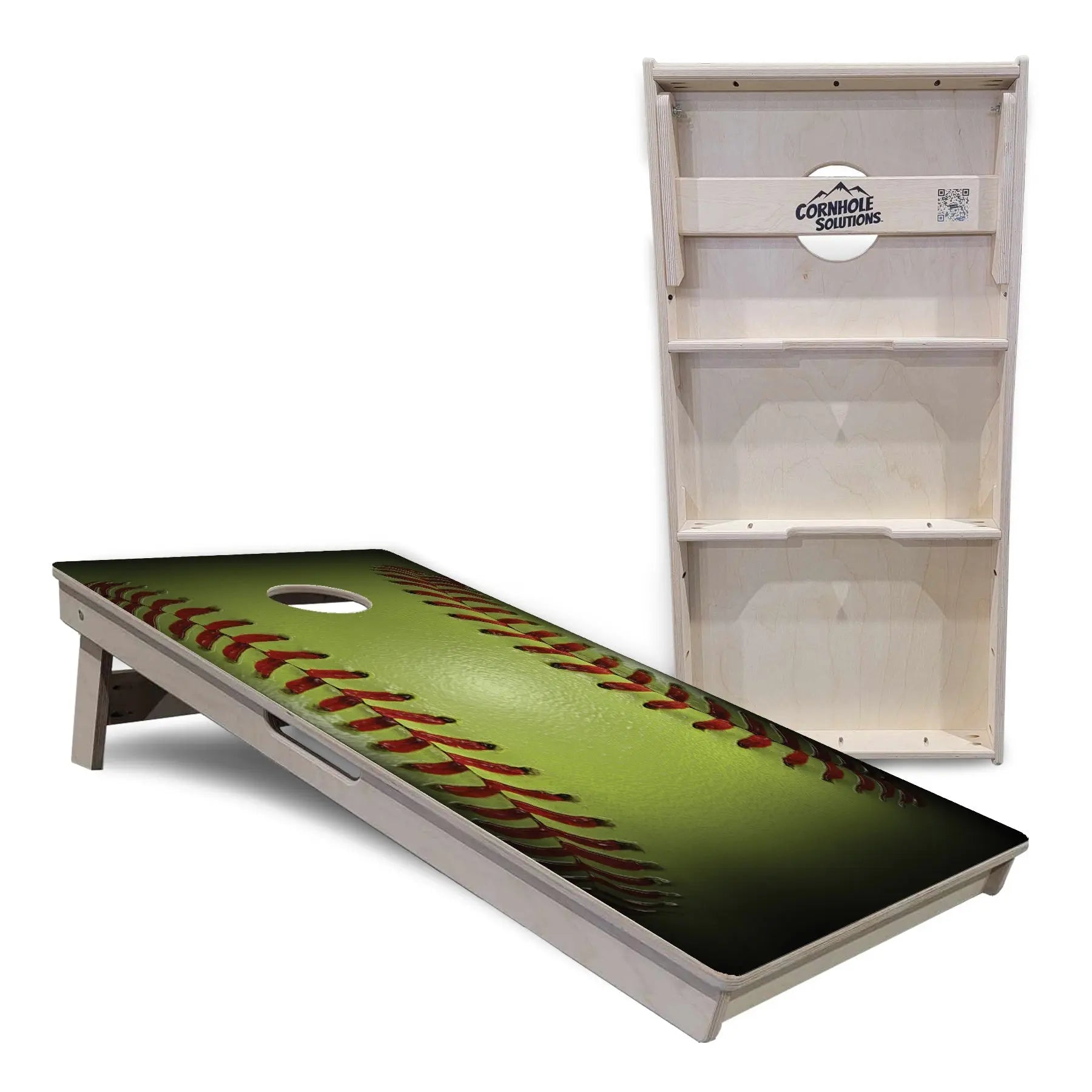 Softball Cornhole Boards - Professional Tournament Series by Cornhole Solutions, custom cornhole board detail photo 4