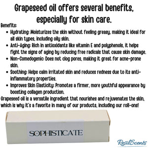 Sophy™ Roll-On Oil | Confident, Polished Elegance – ResilScents™ by ResilScents, scented candle detail photo 5