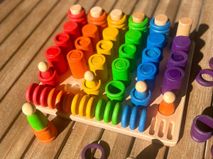Sorting Tray for Grapat Carla and Lola by Maple Play, Southern home decor detail photo 2