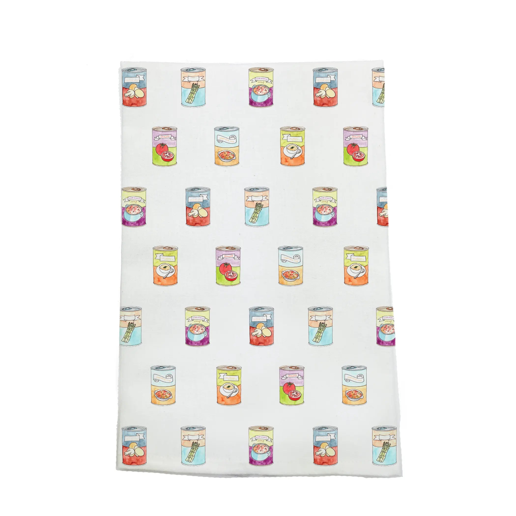 Souper-Duper Organic Cotton Kitchen Towel by Nola Tawk, tea towel main product photo