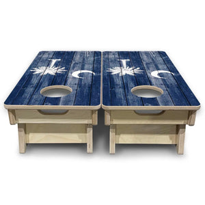 South Carolina Distressed Flag - Mini or Vacation Size Cornhole Boards by Cornhole Solutions, custom cornhole board detail photo 4