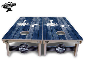 South Carolina Flag Cornhole Boards - Pro Solution Elite Series by Cornhole Solutions, custom cornhole board detail photo 3