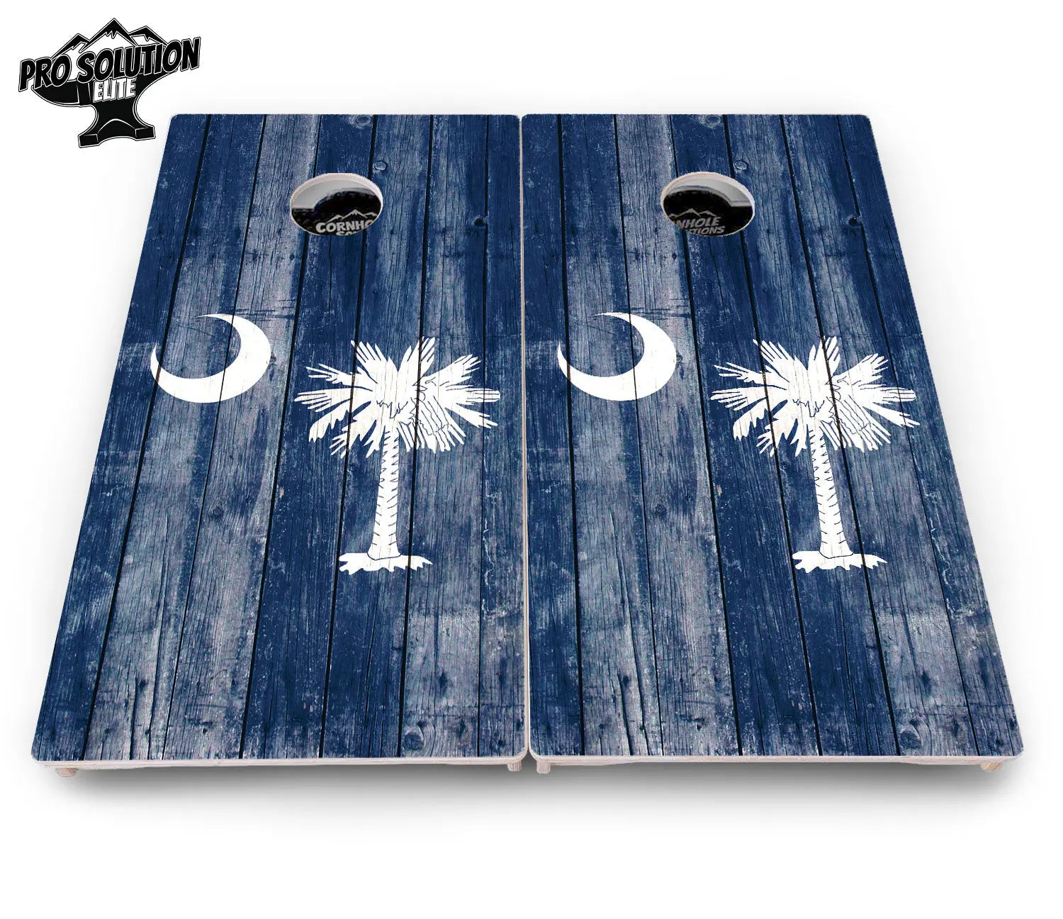 South Carolina Flag Cornhole Boards - Pro Solution Elite Series by Cornhole Solutions, custom cornhole board detail photo 4