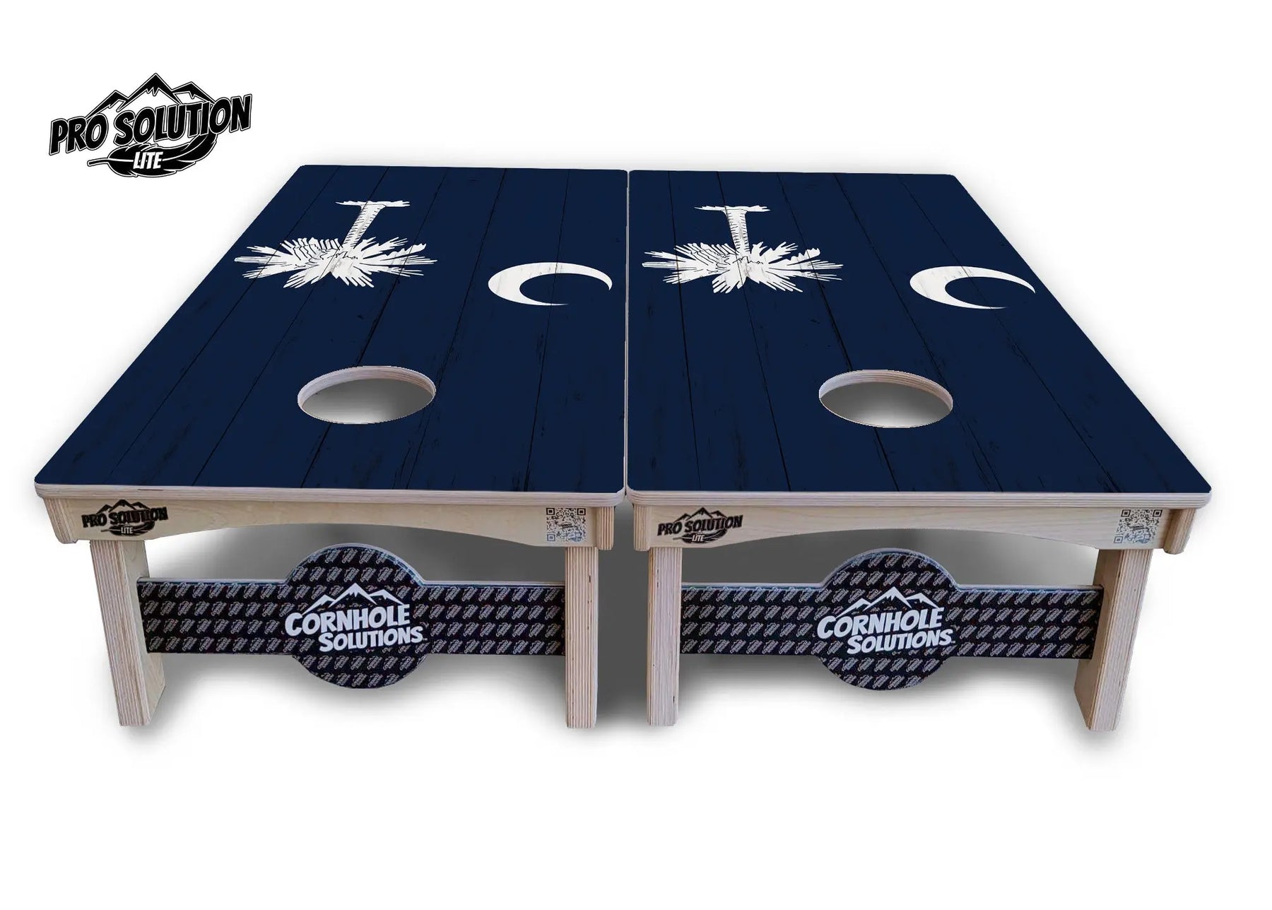 South Carolina Flag Cornhole Boards - Pro Solution Lite Series by Cornhole Solutions, custom cornhole board detail photo 3