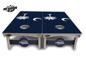 South Carolina Flag Cornhole Boards - Pro Solution Lite Series by Cornhole Solutions, custom cornhole board detail photo 3