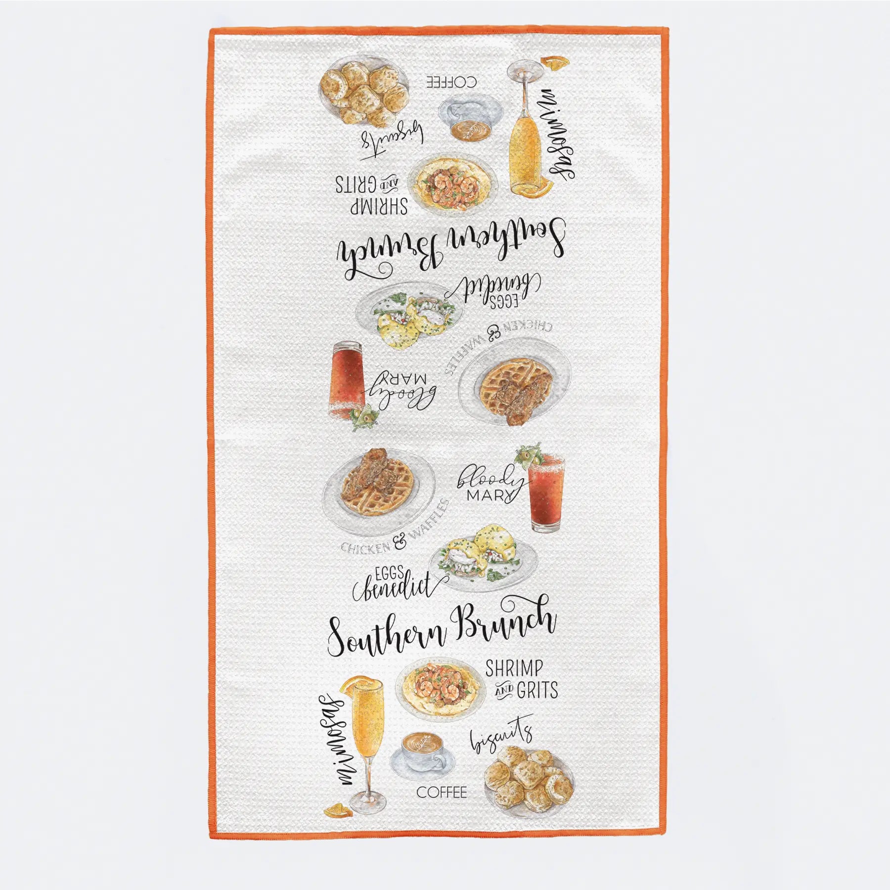 Southern Brunch Kitchen Towel by Nola Tawk, tea towel detail photo 2