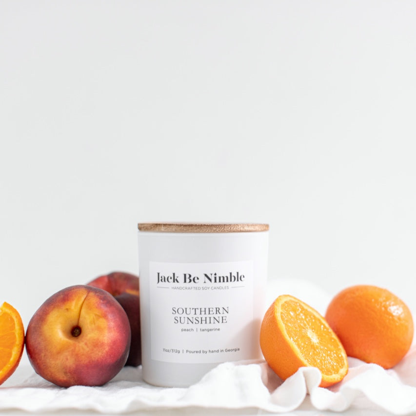 11 oz Southern Sunshine Soy Candle by Jack Be Nimble Candles image 2