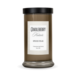 Spiced Pear™, Kindred, Large Jar Candle (Collective) by The Candleberry® Candle Company, Southern food gift main product photo
