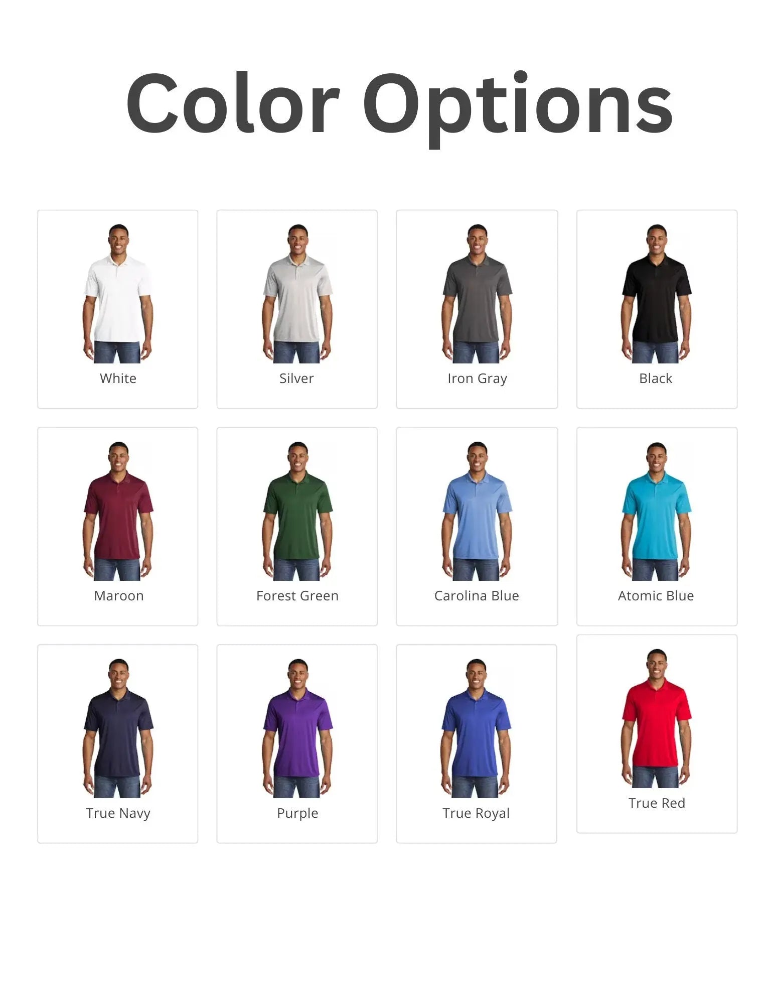 Sport Tech Logo Embroidered Polo by EverLee Creations, polos detail photo 2