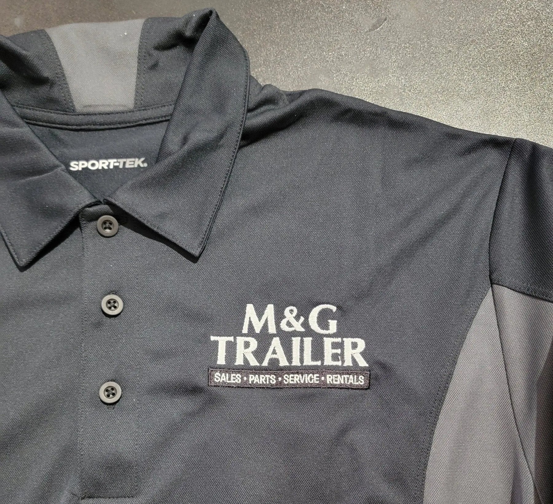 Sport Tech Logo Embroidered Polo by EverLee Creations, polos detail photo 5