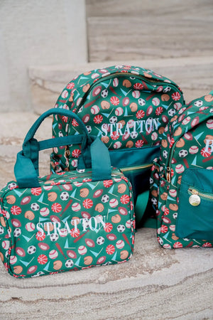 Sports Backpack - PLAIN NO EMBROIDERY by KenzKustomz, handmade leather goods main product photo