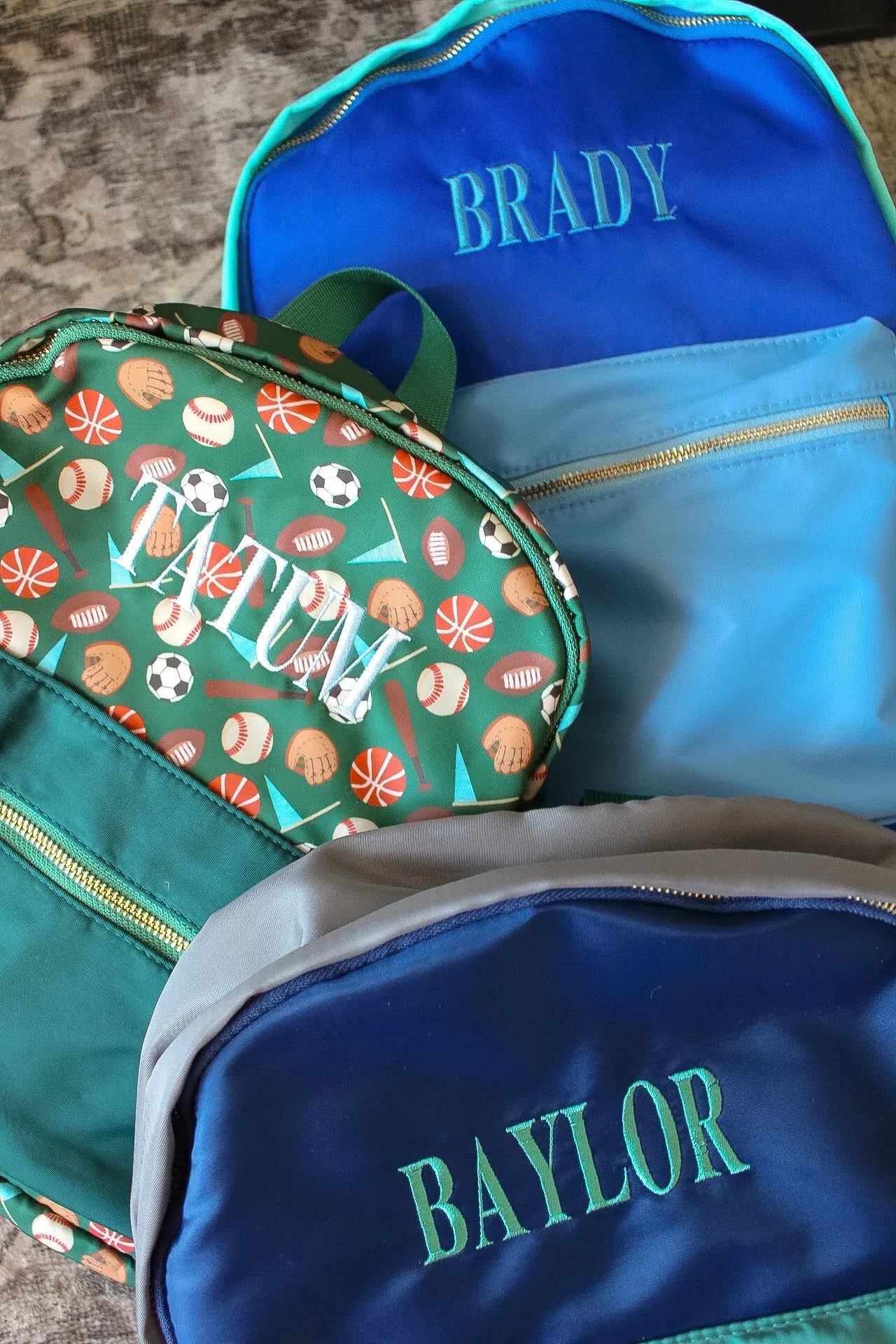 Sports Backpack - PLAIN NO EMBROIDERY by KenzKustomz, handmade leather goods detail photo 7