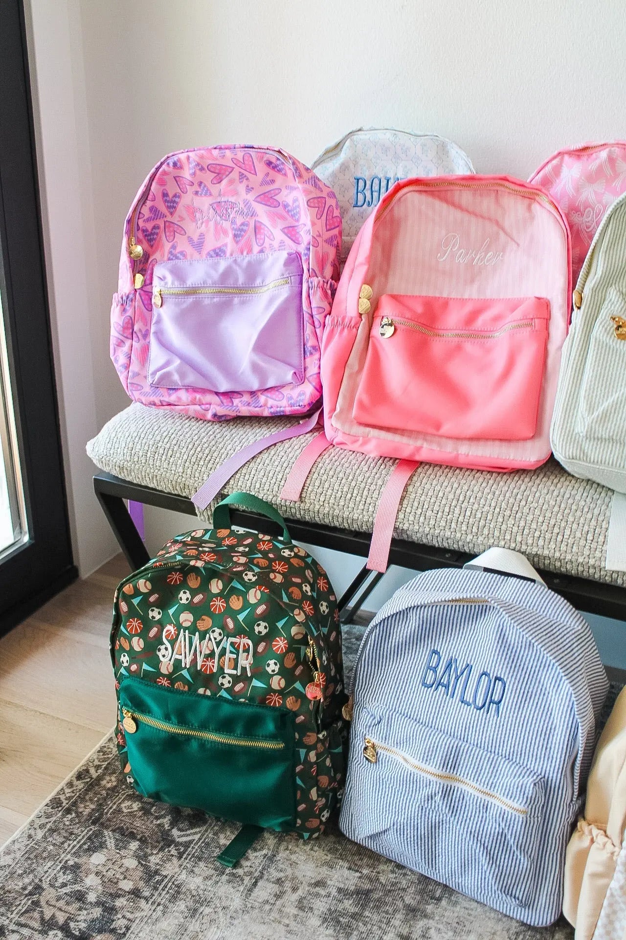 Sports Backpack - PLAIN NO EMBROIDERY by KenzKustomz, handmade leather goods detail photo 9