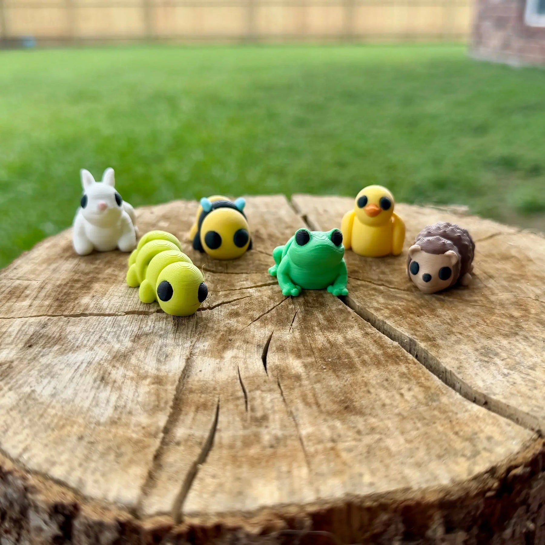 Spring Buddies Mini Fidget Toy Bundle | 3D Printed Spring Animals by Mushroom Lady Co, handmade jewelry main product photo