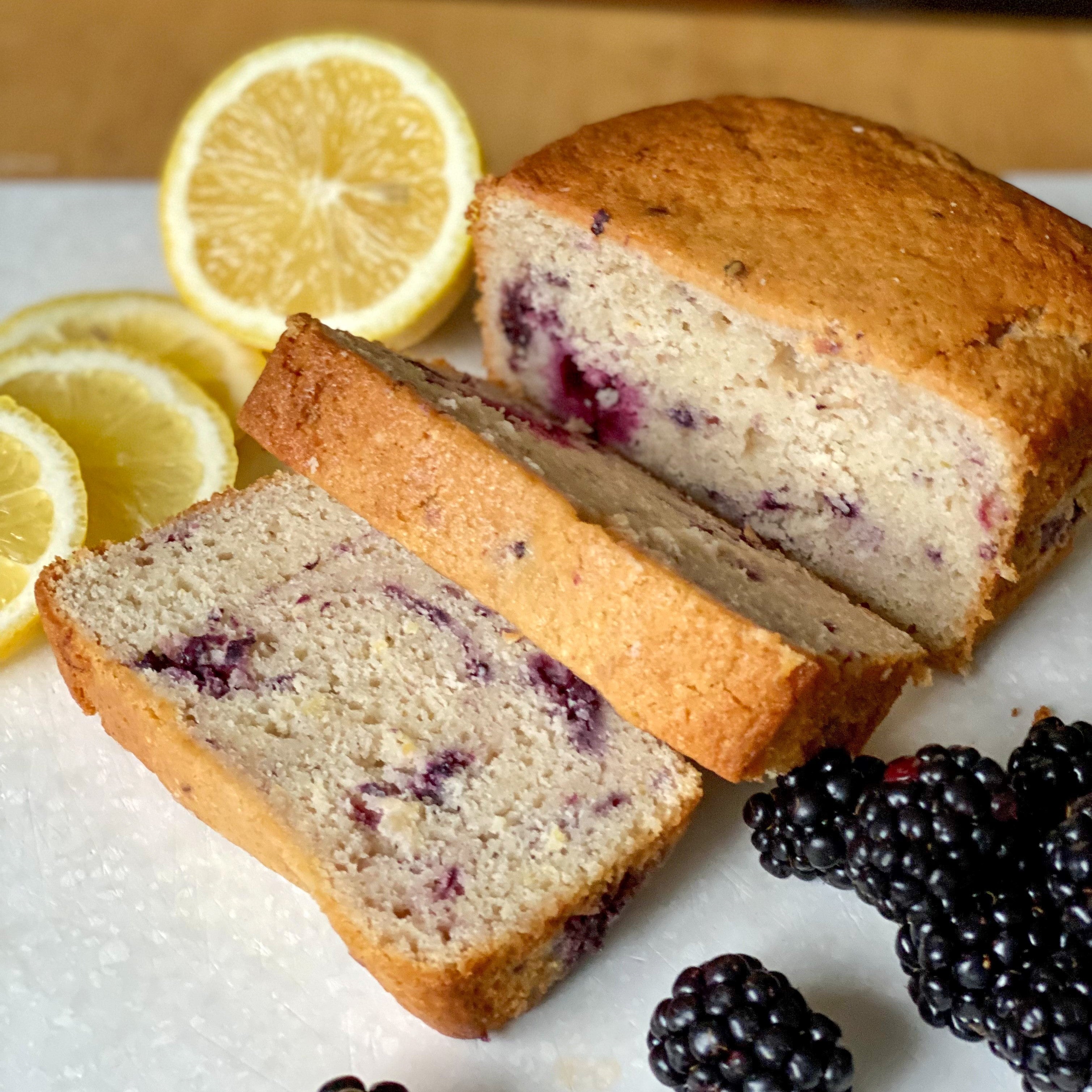 Blackberry Lemon Zest Cake by Two and a Half Irishmen - Traditional Irish Baking