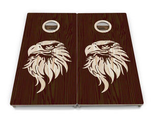 Stained Flag & Eagle Cornhole Boards - Professional Tournament Series by Cornhole Solutions, custom cornhole board detail photo 4