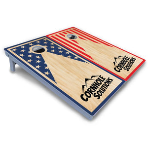 Stars & Stripes CS Logo Cornhole Boards - All Weather Series by Cornhole Solutions, custom cornhole board detail photo 7