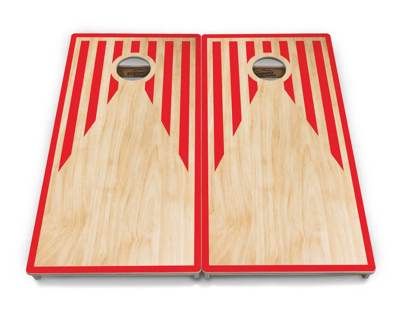 Stars & Stripes Keyhole Cornhole Boards - Professional Tournament Series by Cornhole Solutions, custom cornhole board detail photo 4