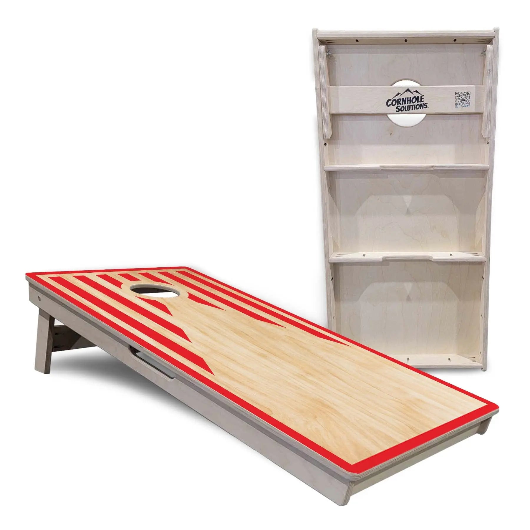 Stars & Stripes Keyhole Cornhole Boards - Professional Tournament Series by Cornhole Solutions, custom cornhole board detail photo 8