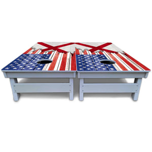 State Flag Designs Alabama to Georgia Cornhole Boards - All Weather Series by Cornhole Solutions, Southern home decor detail photo 6