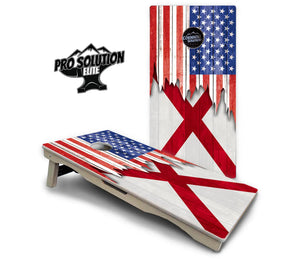 State Flag Designs Alabama to Georgia Cornhole Boards - Pro Solution Elite Series by Cornhole Solutions, Southern home decor detail photo 3