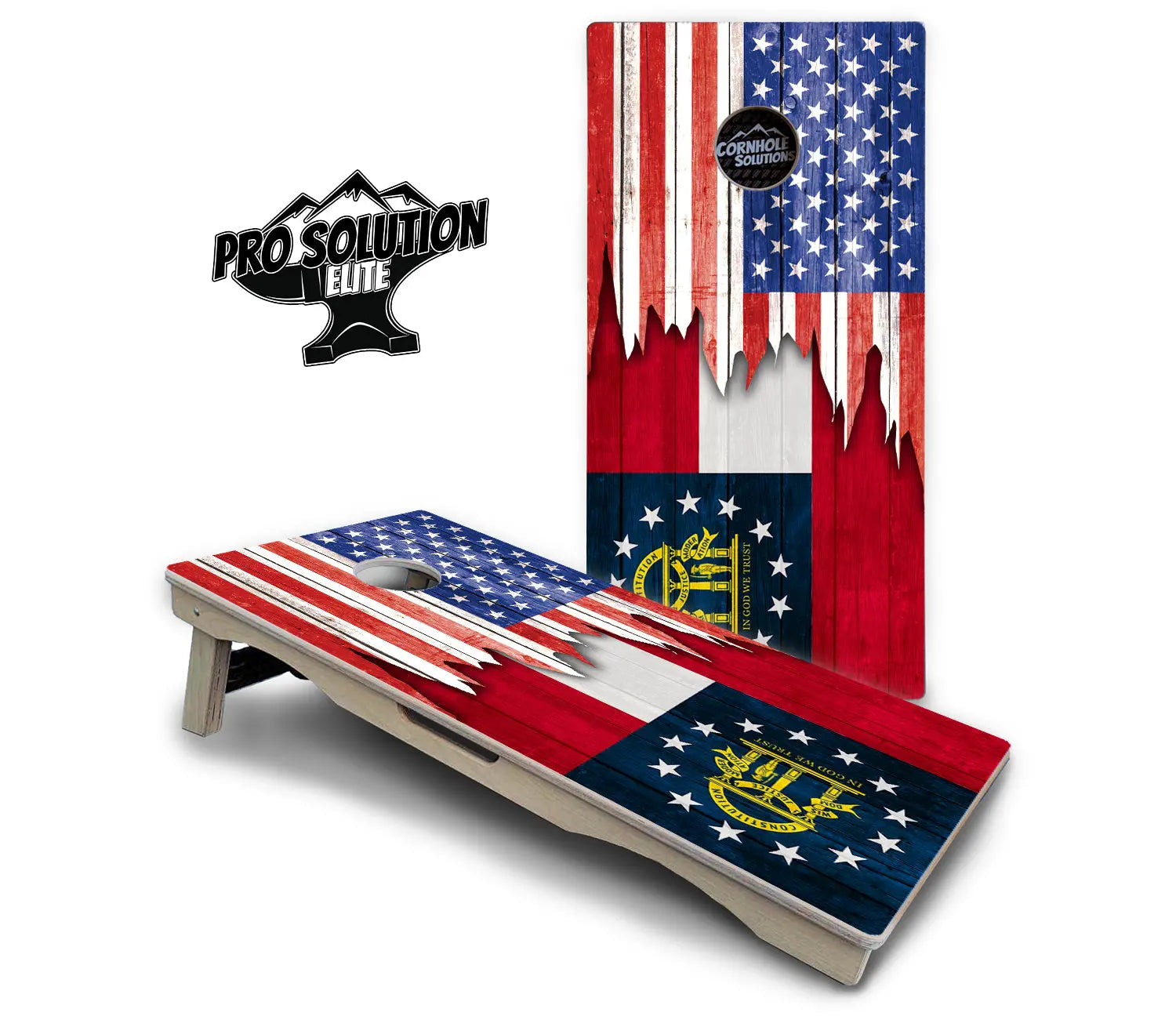State Flag Designs Alabama to Georgia Cornhole Boards - Pro Solution Elite Series by Cornhole Solutions, Southern home decor detail photo 23