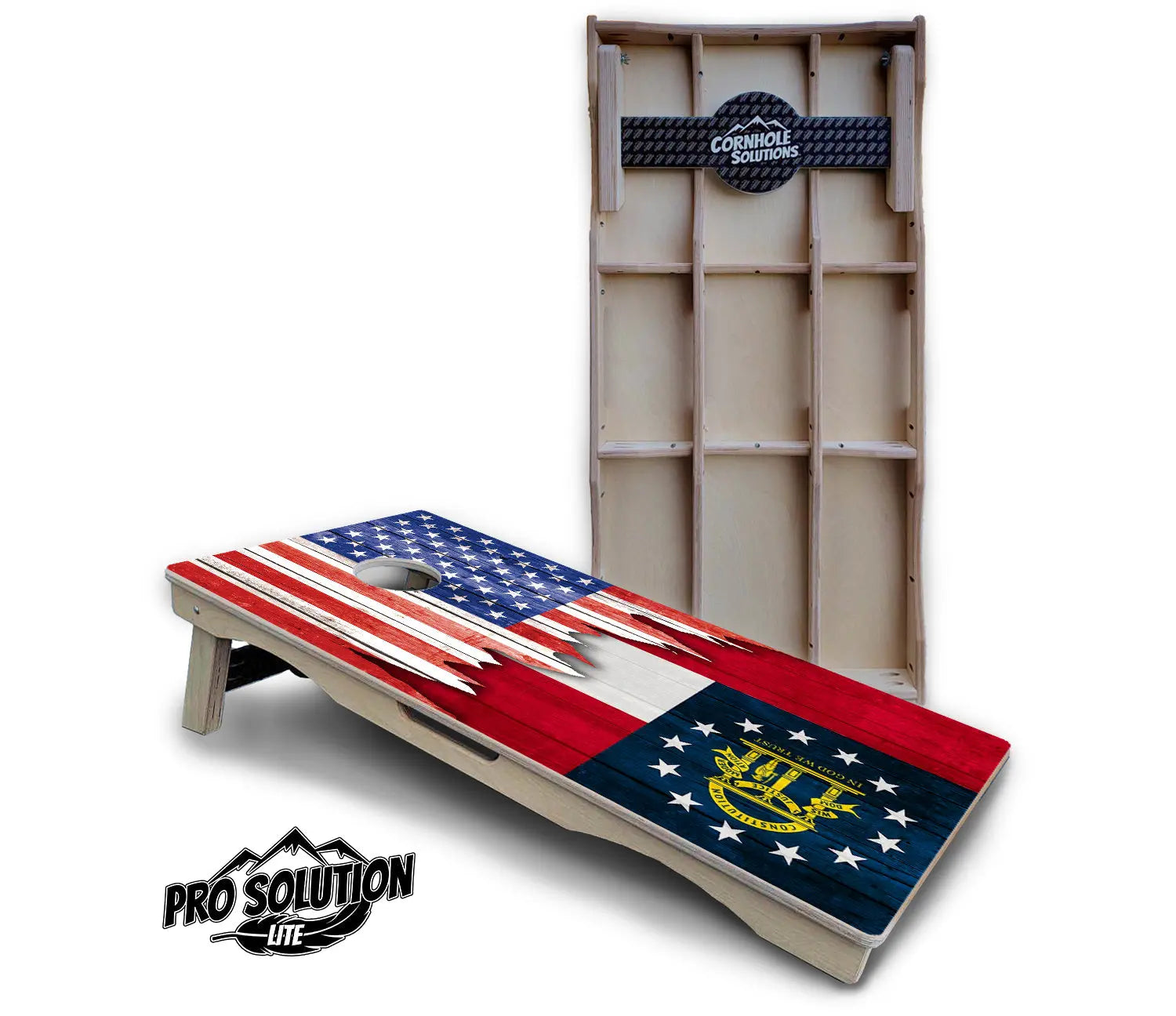 State Flag Designs Alabama to Georgia Cornhole Boards - Pro Solution Lite Series by Cornhole Solutions, Southern home decor detail photo 22