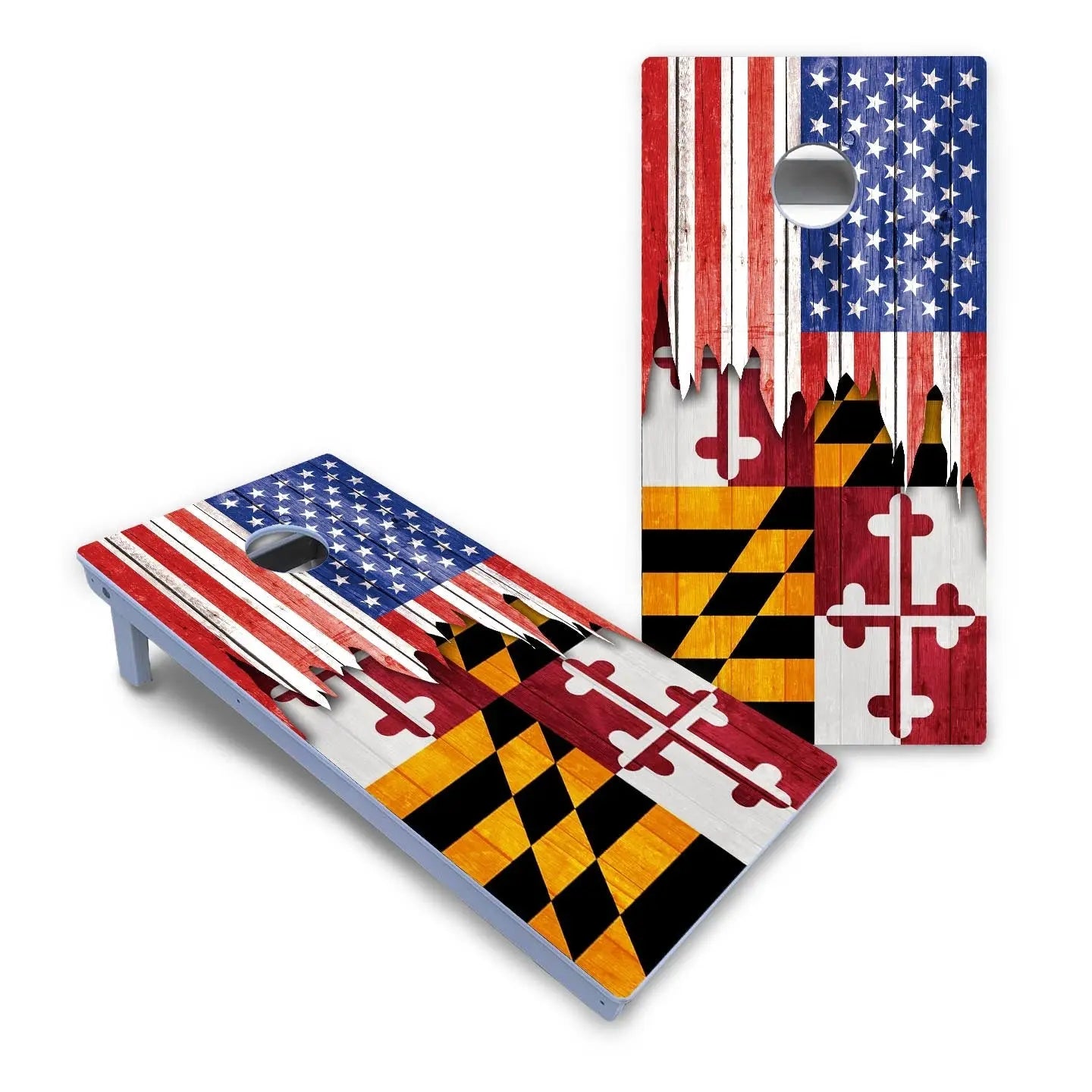 State Flag Designs Hawaii to Maryland Cornhole Boards - All Weather Series by Cornhole Solutions, Southern home decor detail photo 23