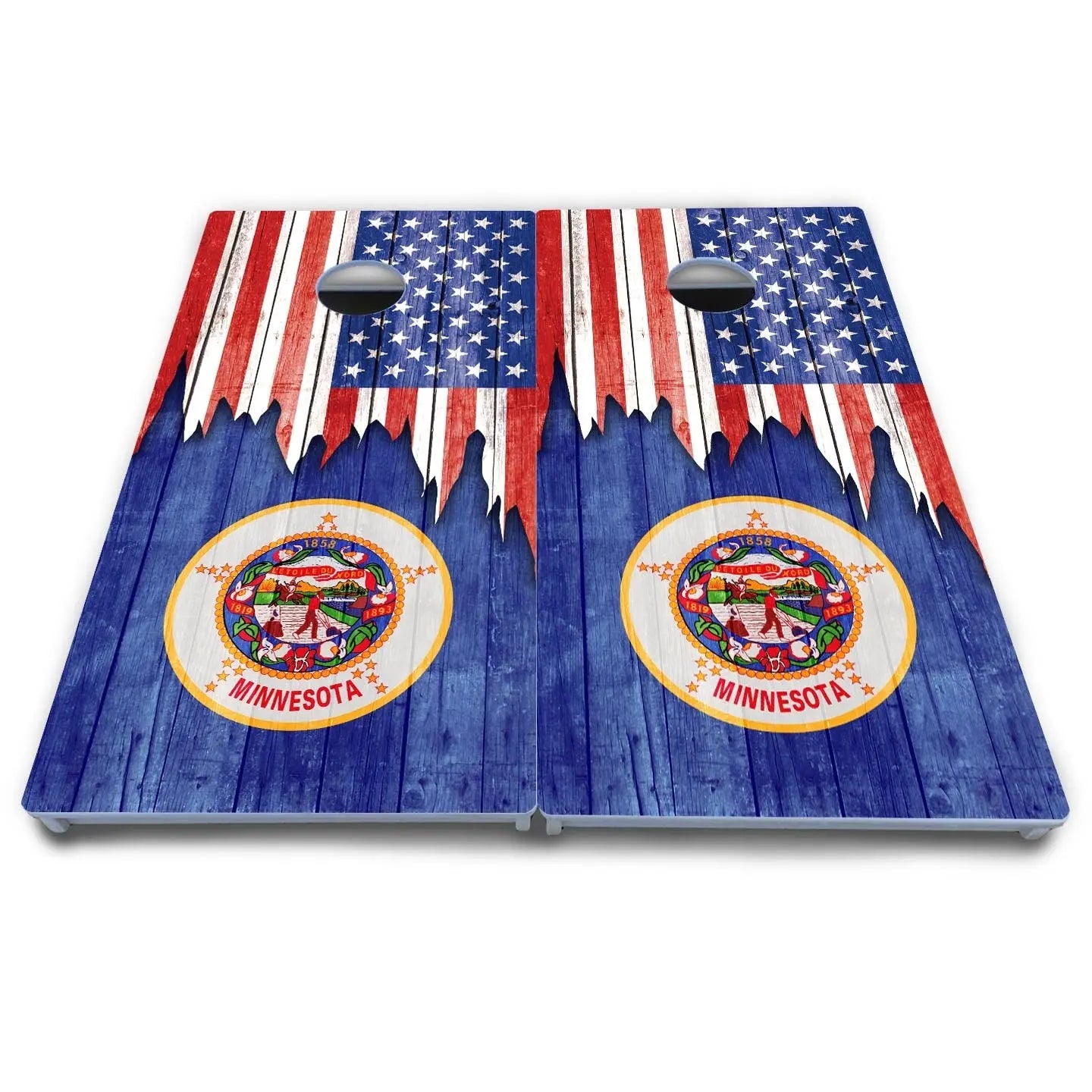 State Flag Designs Massachusetts to New Jersey Cornhole Boards - All Weather Series by Cornhole Solutions, Southern home decor detail photo 9