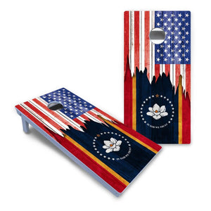 State Flag Designs Massachusetts to New Jersey Cornhole Boards - All Weather Series by Cornhole Solutions, Southern home decor detail photo 10