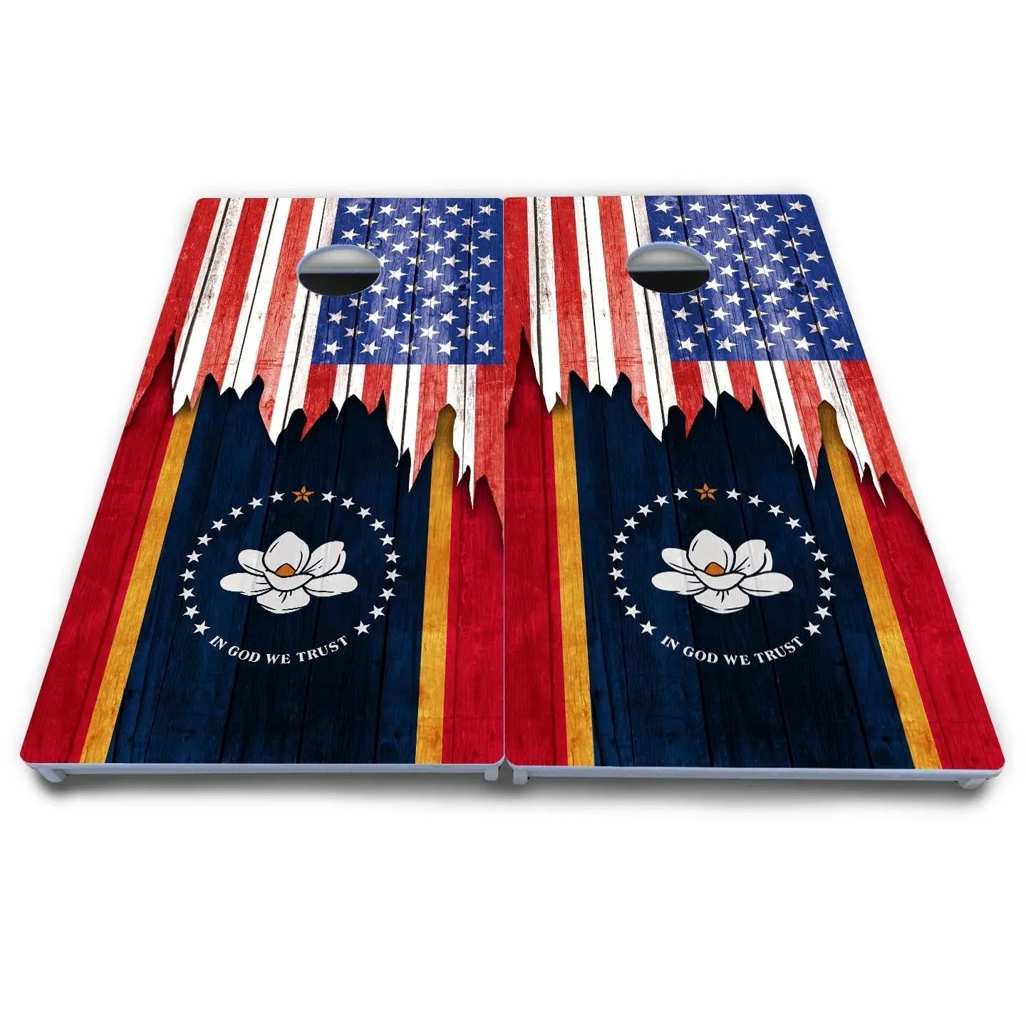 State Flag Designs Massachusetts to New Jersey Cornhole Boards - All Weather Series by Cornhole Solutions, Southern home decor detail photo 11
