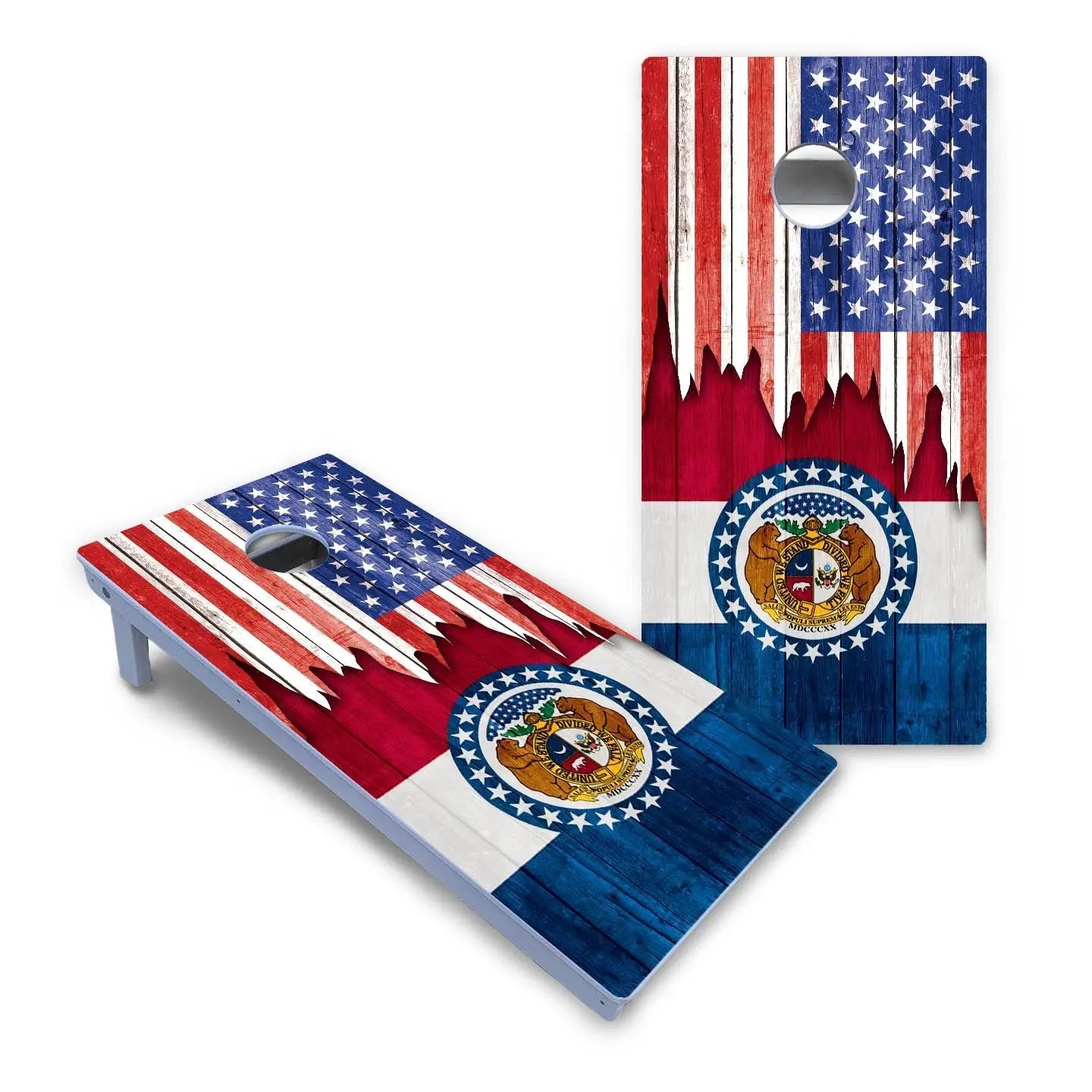 State Flag Designs Massachusetts to New Jersey Cornhole Boards - All Weather Series by Cornhole Solutions, Southern home decor detail photo 12