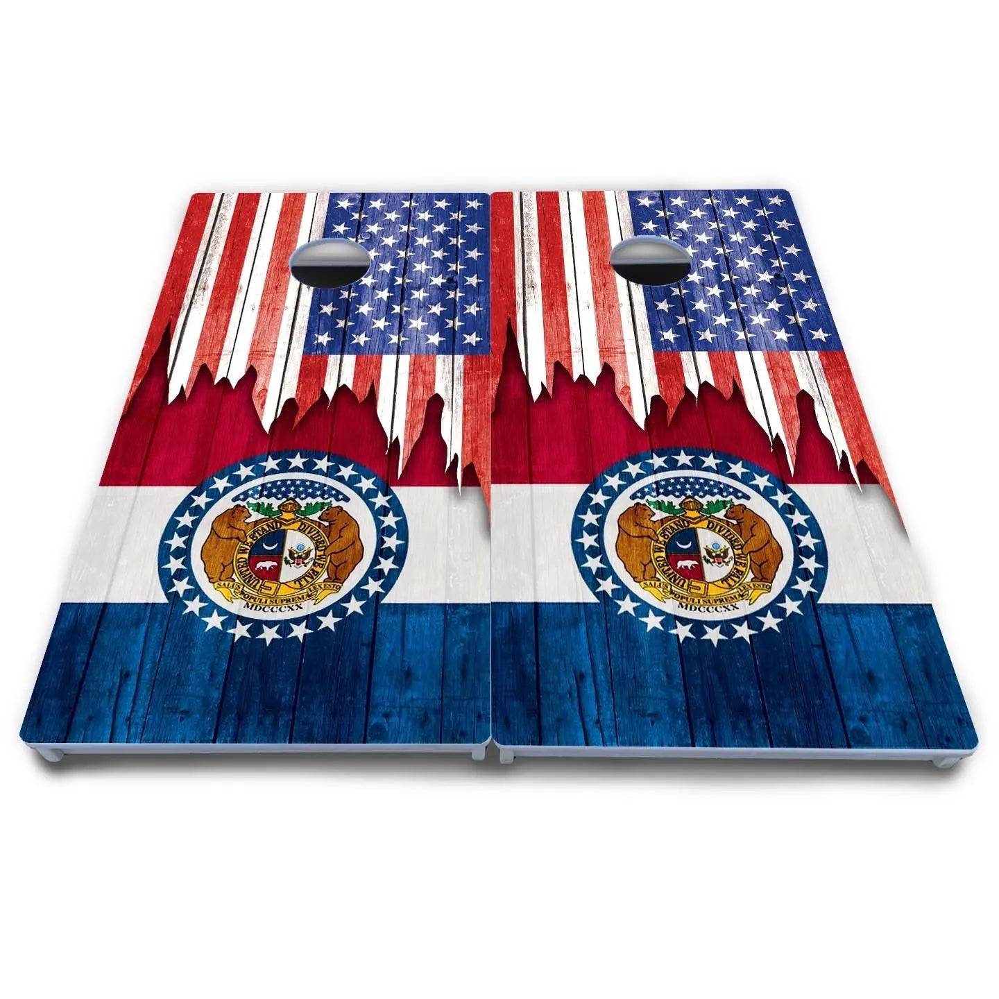 State Flag Designs Massachusetts to New Jersey Cornhole Boards - All Weather Series by Cornhole Solutions, Southern home decor detail photo 13