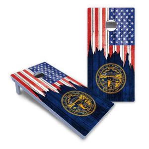 State Flag Designs Massachusetts to New Jersey Cornhole Boards - All Weather Series by Cornhole Solutions, Southern home decor detail photo 16