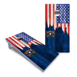 State Flag Designs Massachusetts to New Jersey Cornhole Boards - All Weather Series by Cornhole Solutions, Southern home decor detail photo 18