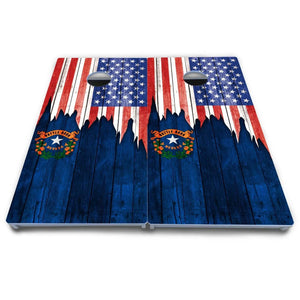 State Flag Designs Massachusetts to New Jersey Cornhole Boards - All Weather Series by Cornhole Solutions, Southern home decor detail photo 19