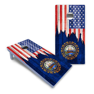 State Flag Designs Massachusetts to New Jersey Cornhole Boards - All Weather Series by Cornhole Solutions, Southern home decor detail photo 20